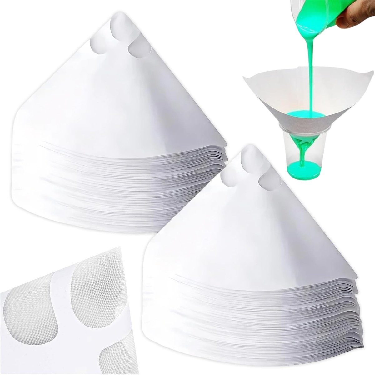200 stuks lakfilters voor verf en lak - Fijne filtering