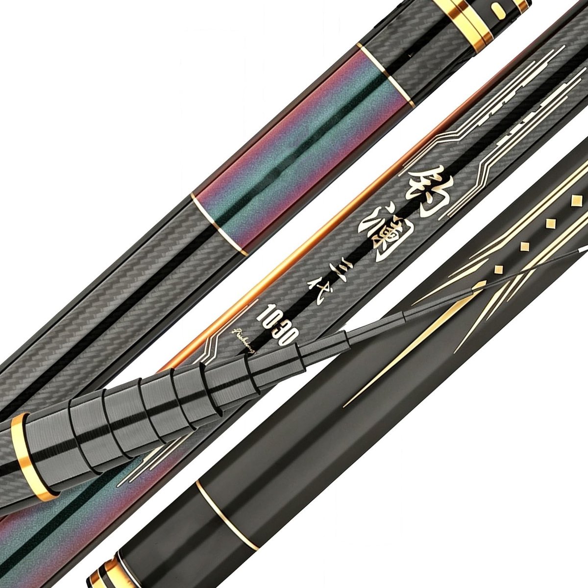 Telescopische Vishengel - Ultralicht en compact 8-13m