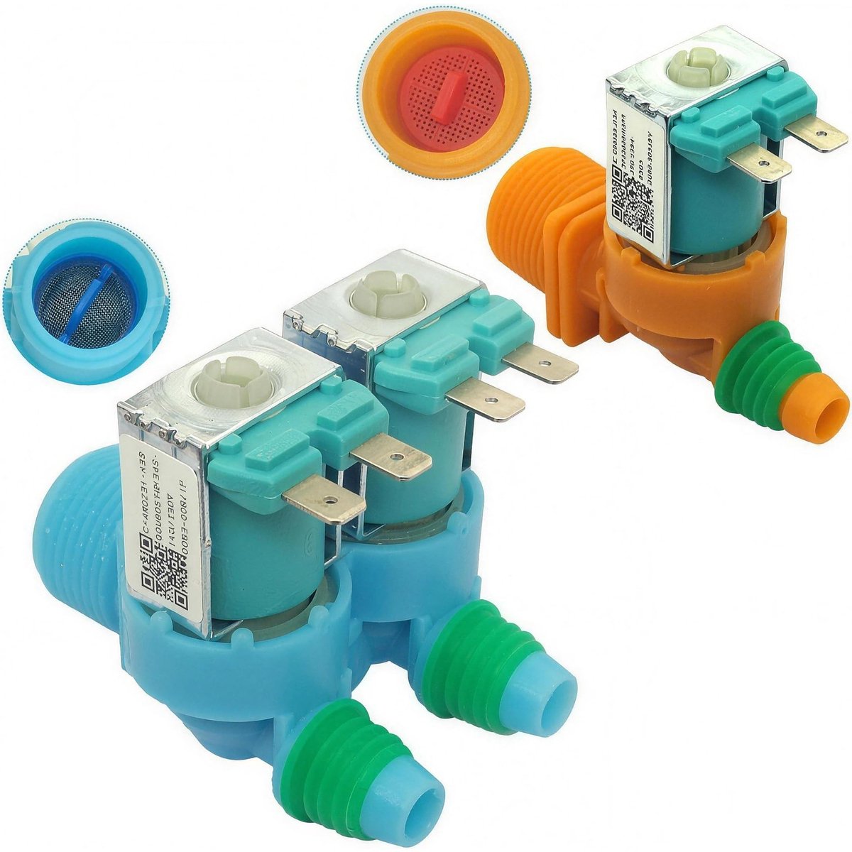 Waterventielset voor Samsung - Geschikt voor DC62-00311F en DC62-30314V