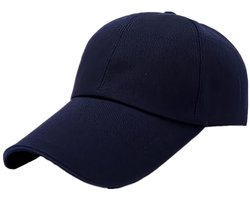 Honkbalpet - Lange Klep - Marineblauw