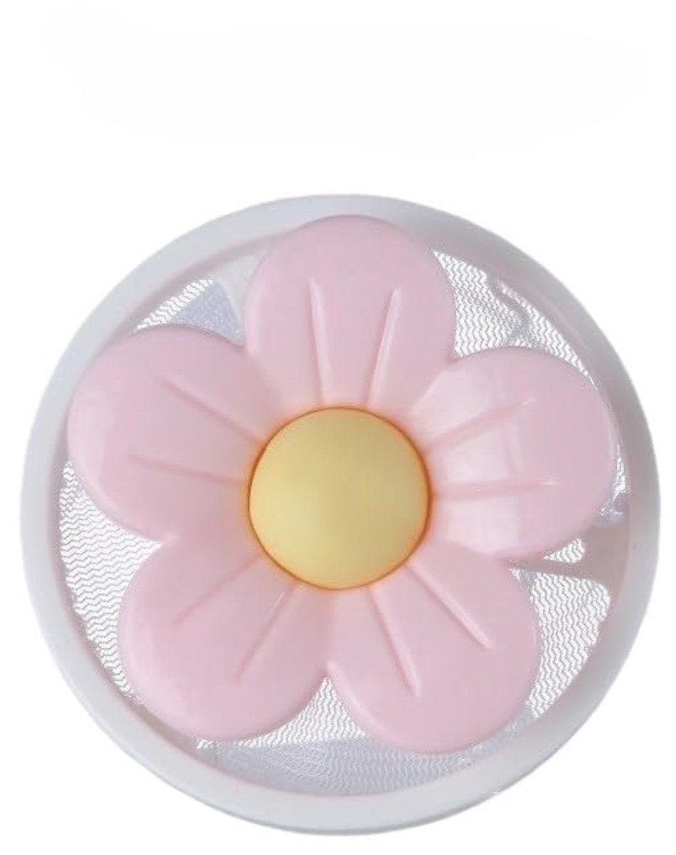 Herbruikbaar drijvend filter voor wasmachine - Haren en pluisjes opvangen - Roze