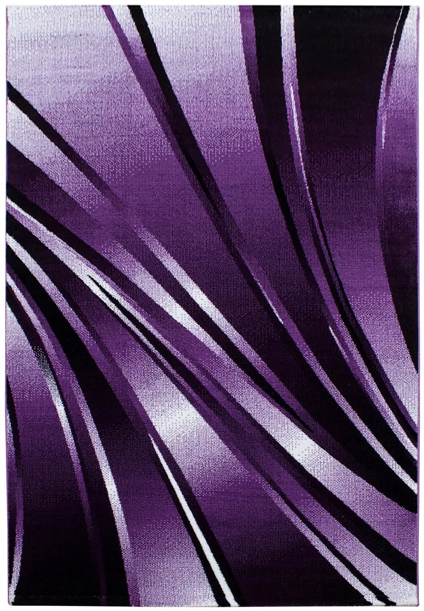 Dutch XXL Modern Vloerkleed | Tapijt | Parma | Strepen | Lichtpaars | 160x230 cm