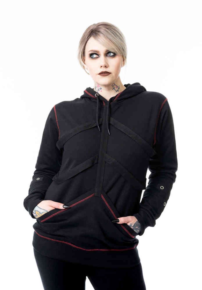 Heartless - Vivica Hoodie/trui - XXL - Zwart