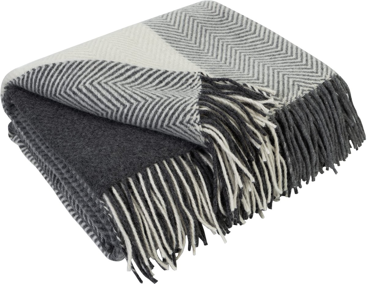 Merino Wol Dekentje - Warm Plaid voor Bed en Bank 140x200cm