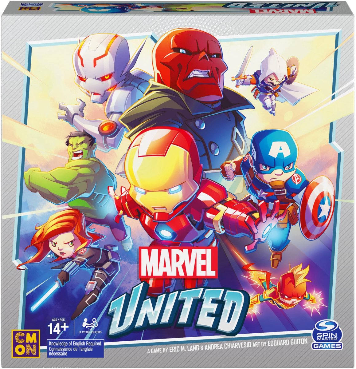 Coöperatief Strategie Kaartspel - Marvel Superhelden - Voor 4 spelers