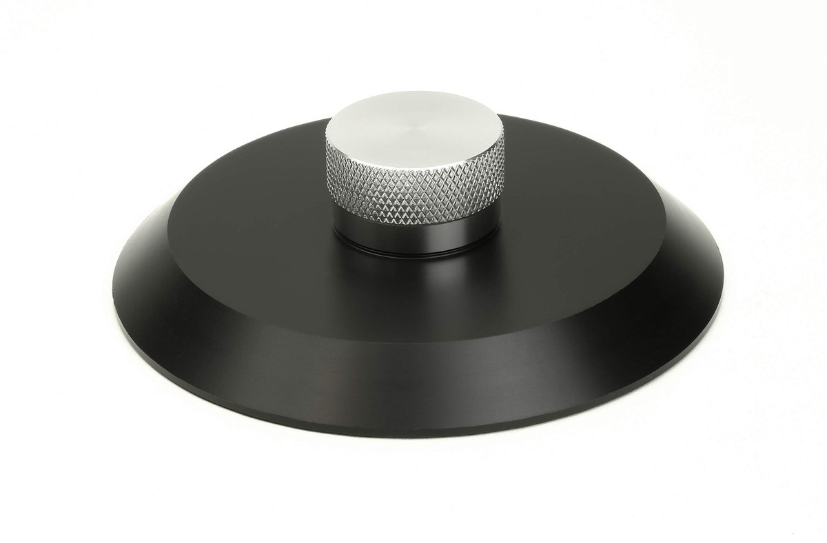 Vinyl Record Clamp - Aluminium Zwart