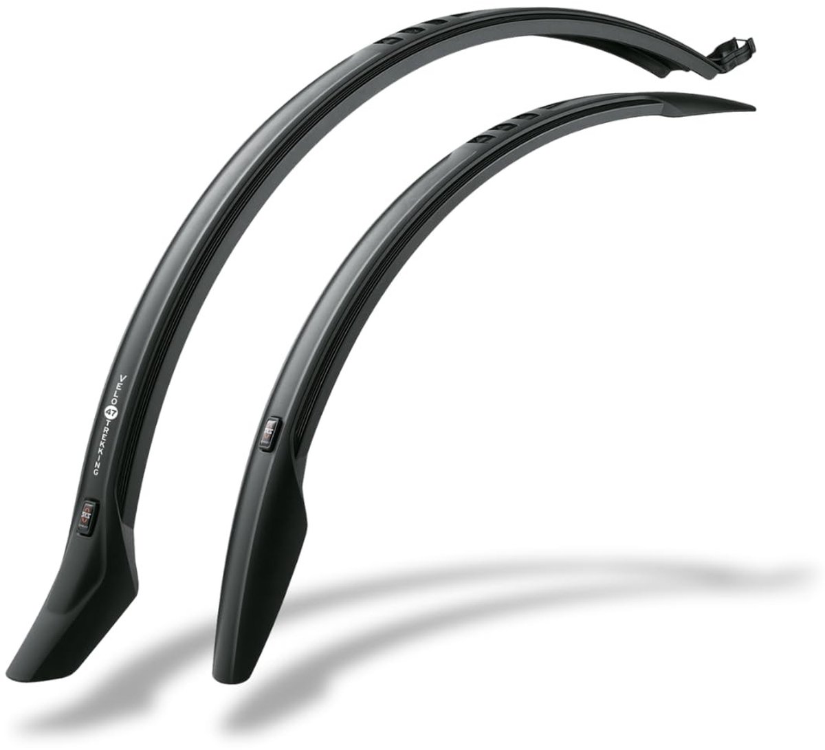 Mudguard Velo 47 Trekking Set - Universele Bevestiging - Zwart