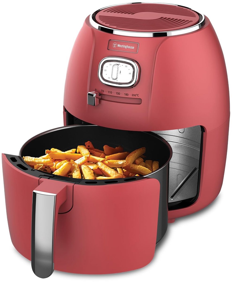 Retro Air Fryer - 4 L - Rood
