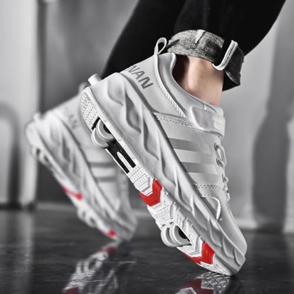 2-in-1 Multifunctionele Skate- en Sportschoenen - Kinderen en Volwassenen