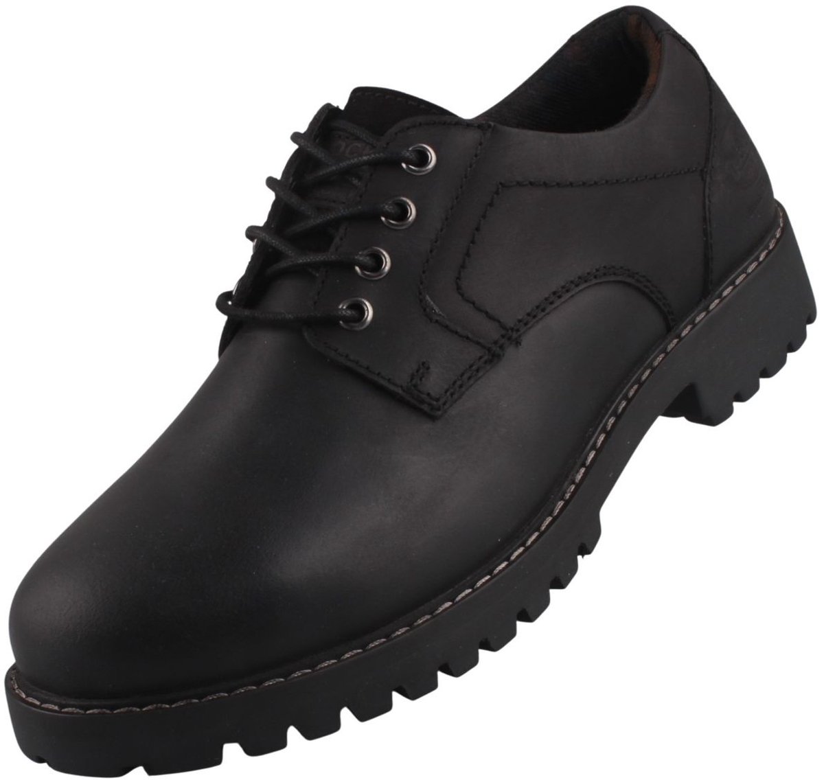 Dockers by Gerli heren leren lage schoenen zwart
