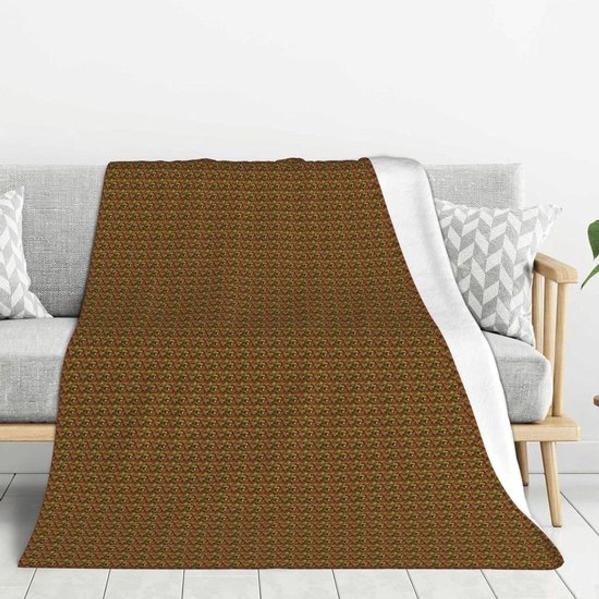 Flanellen Deken - Plaid Pluche Deken - Gezelligheid Thuis - Anti-pilling Materiaal - 203 x 152 cm - Zwart