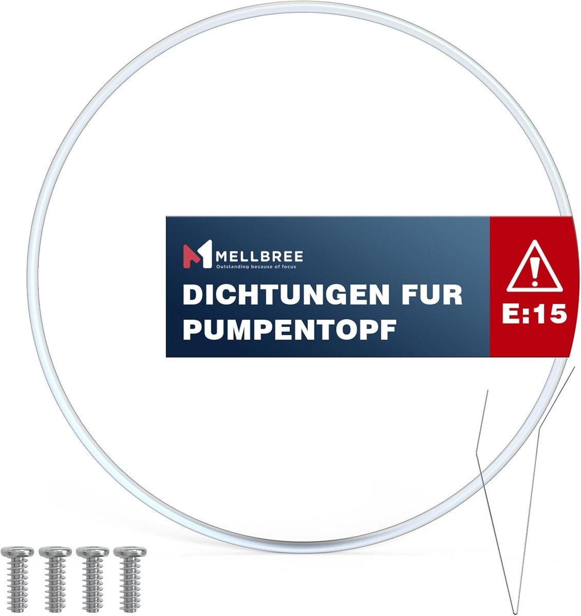 Complete Reparatieset voor Pompafdichting Ø 182 mm - Vervangingsonderdelen voor Siemens, Neff en Bosch Vaatwassers - Geschikt voor E15 Foutcodes en Meer