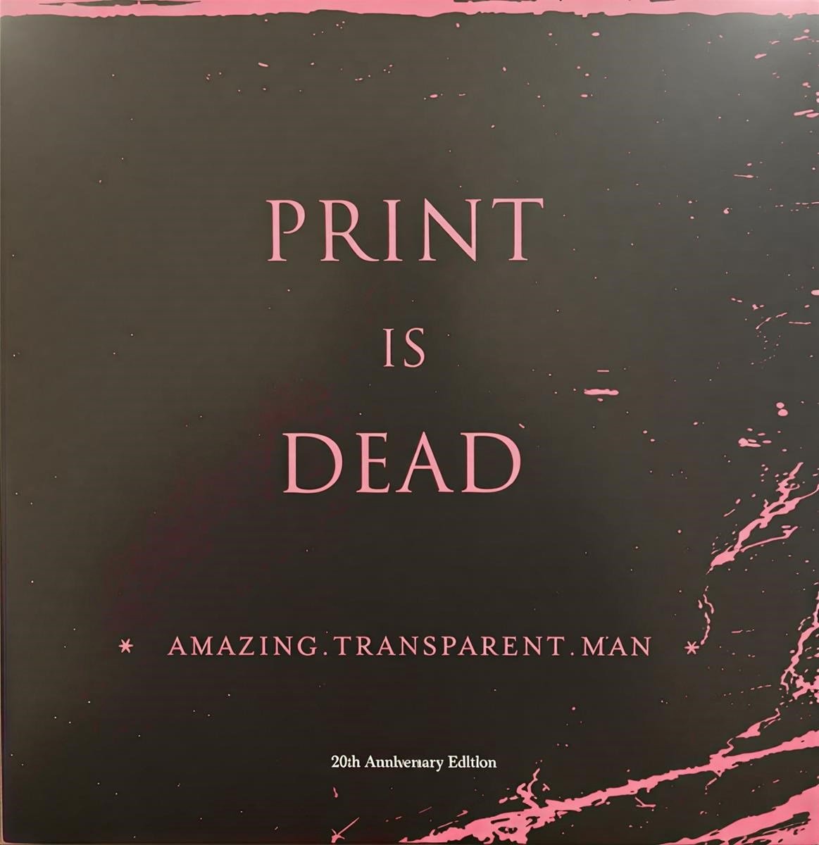 Amazing Transparent Man - Print Is Dead (LP)