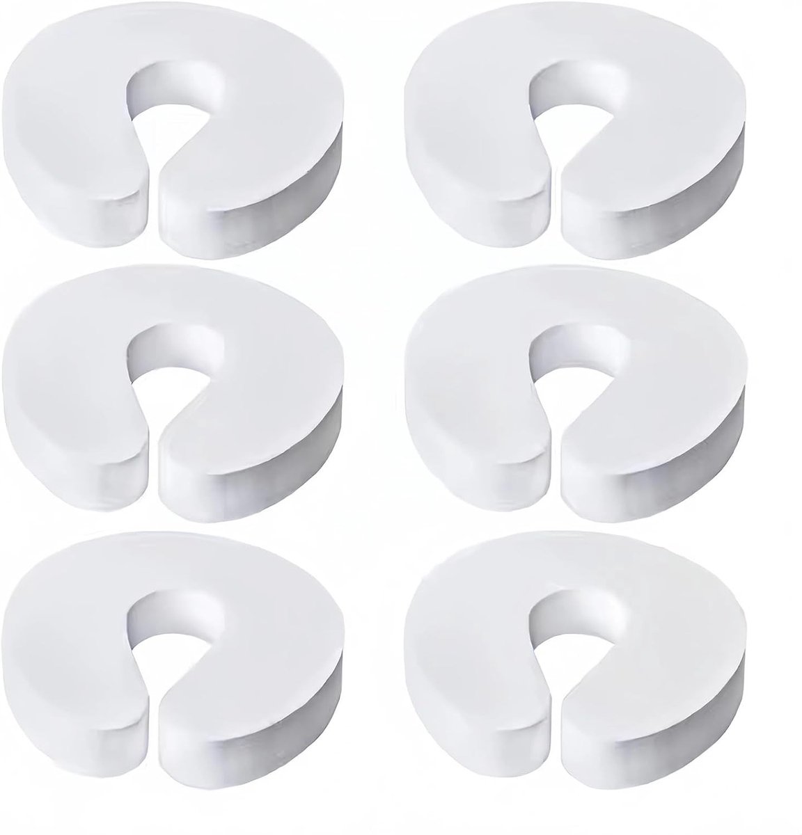 Set van 6 Dikke Deurstopper van Schuim voor Kinderen - Veiligheidsoplossing voor Deuren met een Dikte van 3-5 cm, Bescherming en Kindveiligheid