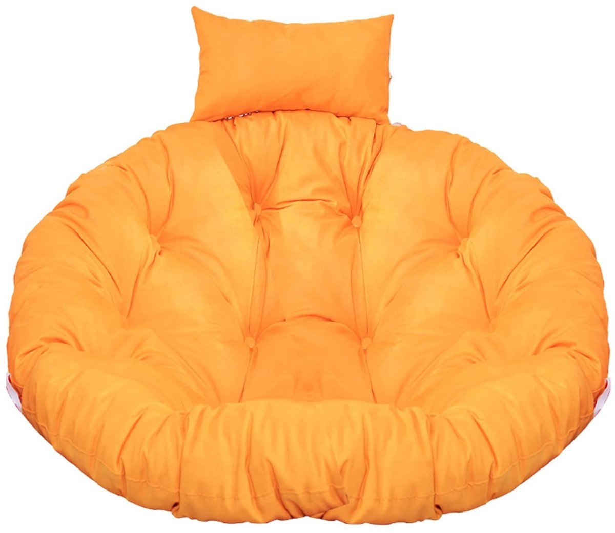 Hangzitting Stoelkussen - Comfortabele Kussen voor Hangmatten - Geel - 125 cm