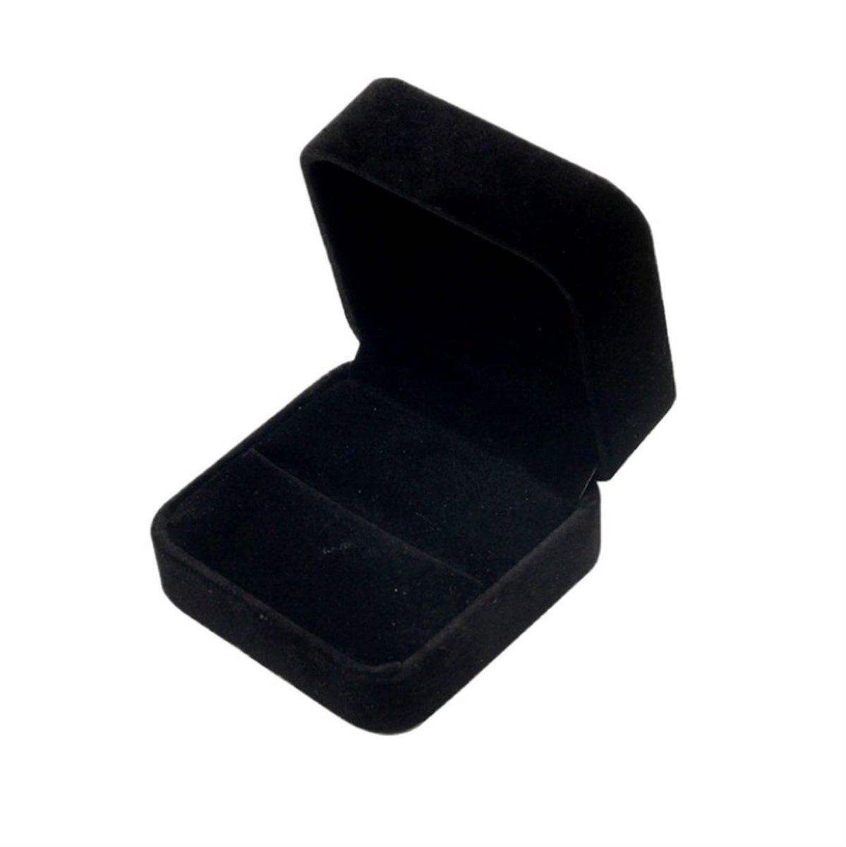 Fluwelen Sieradendoos - Organisator voor Ringen, Oorbellen en Armbanden - Zwart