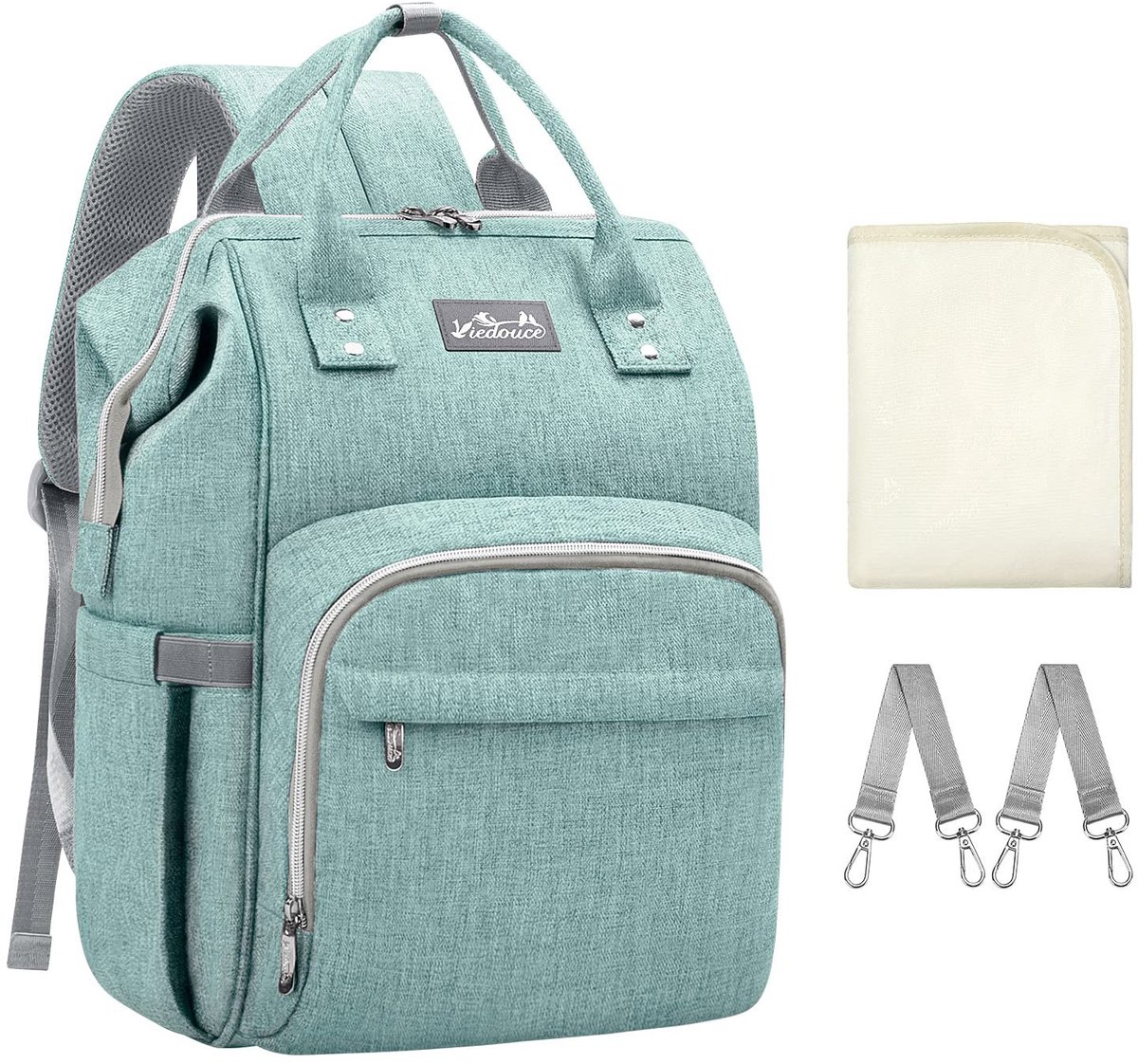 Luiertas Rugzak - Waterdicht en Multifunctioneel met Mat en Pram Belts