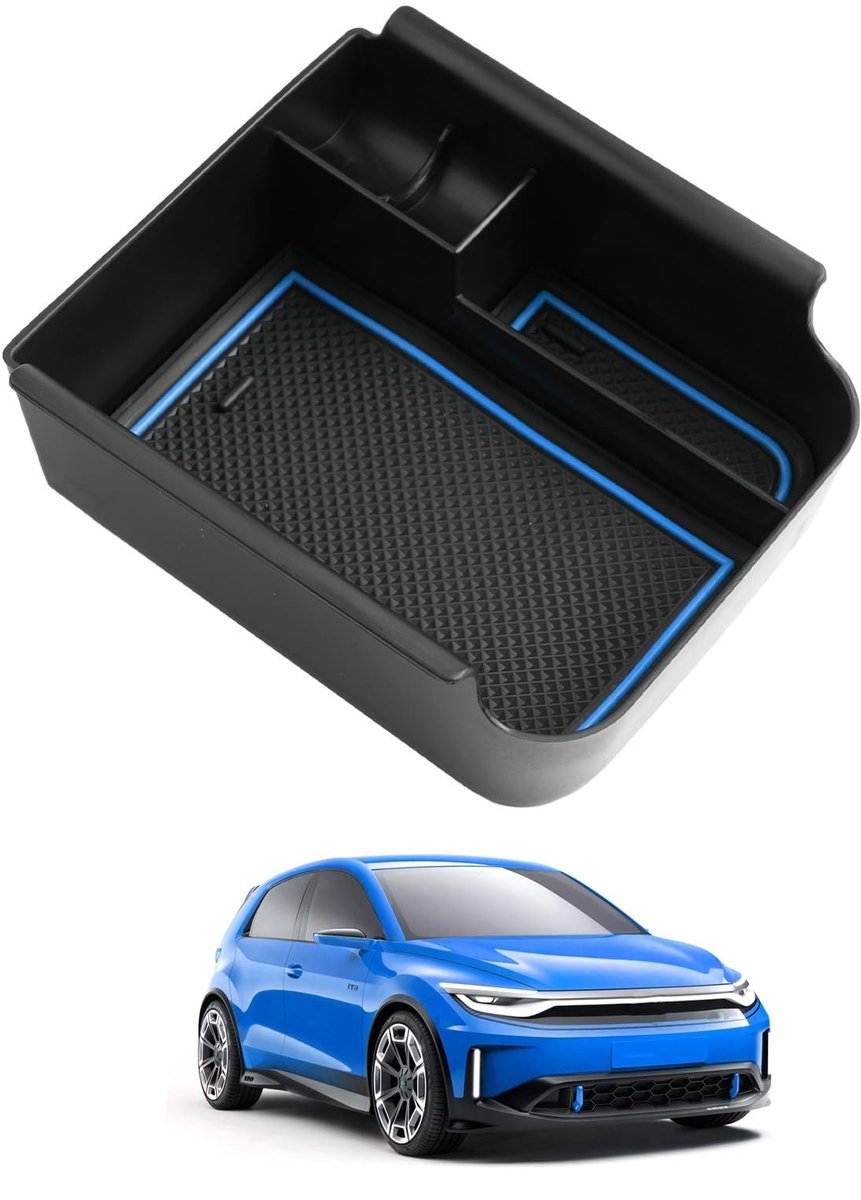 Opbergruimte Console - Voor Golf 8 MK8 2020-2026 met Antislip Ondergrond
