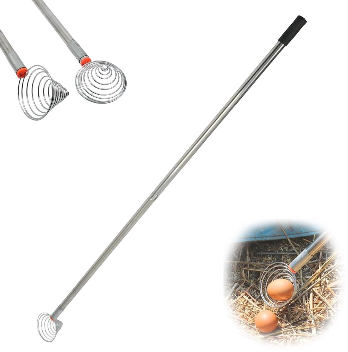 Multifunctionele eiergrijper - Lichtgewicht en praktisch - 107 cm