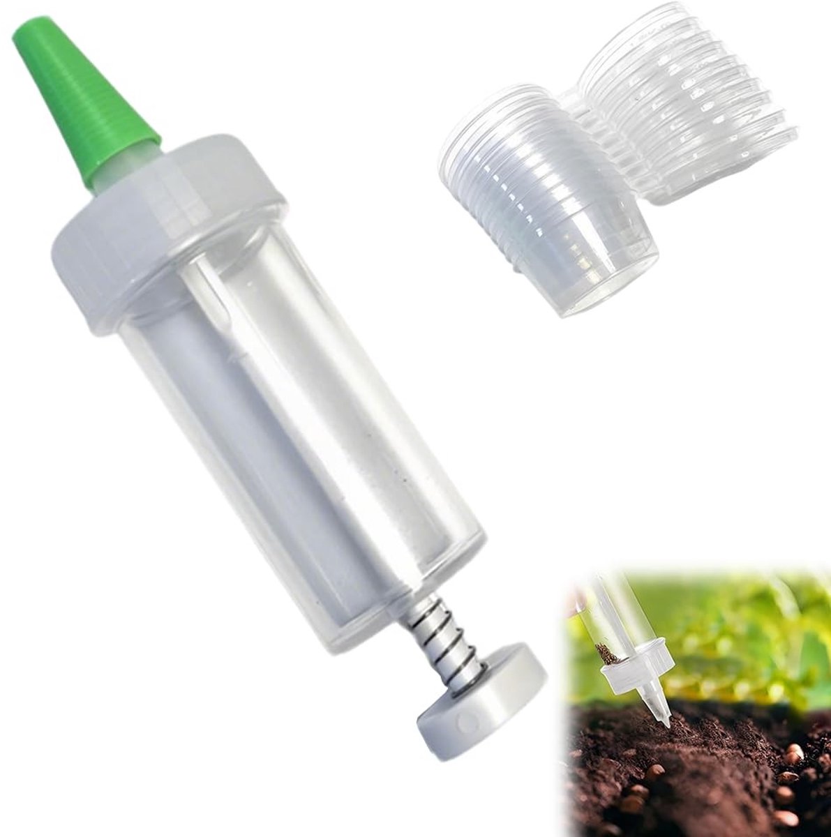 Mini Zaadverspreider Set - Handheld Zaad Planter - Tuingereedschap