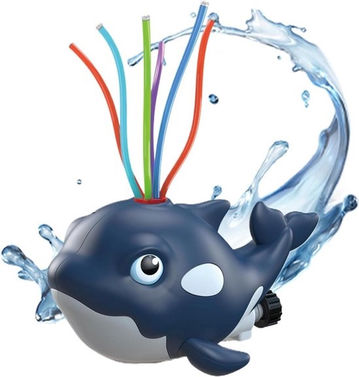 Kinder Sprinkler - Watersproeier Buitenspeelgoed - Zomerse Waterpret - Draaibare Waterstralen - 25 x 19 x 18 cm - Blauw