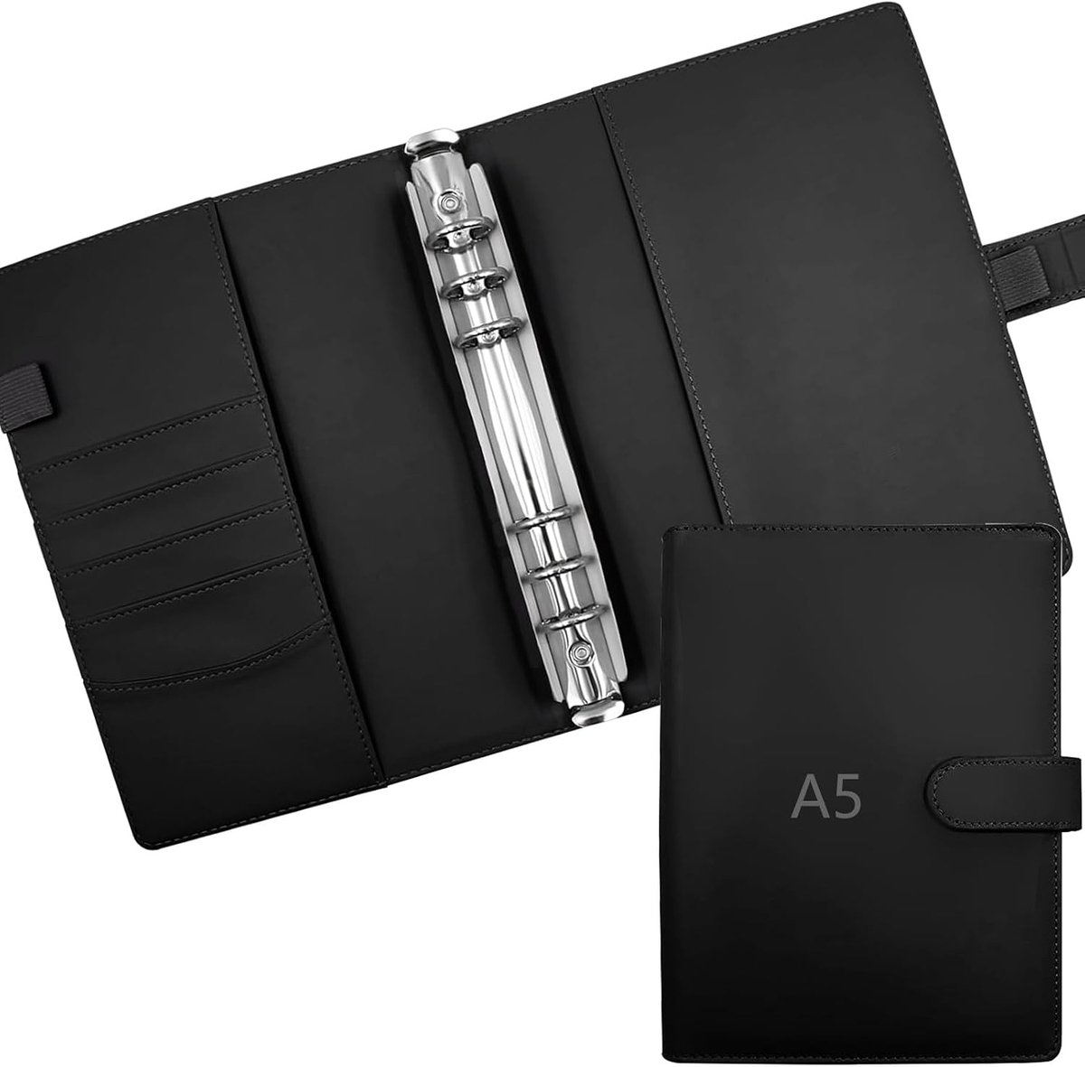Vulbare A5 ringband met 6 gaten en budgetvellen voor efficiënt organiseren en plannen