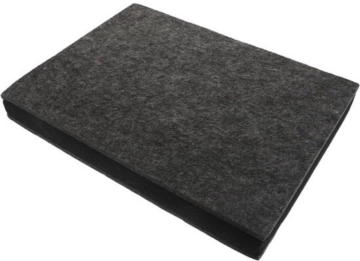 Luidspreker Isolatiematten - Akoestische Pads - Geluidsverbetering Thuis - Effectieve Trillingsdemping - 30 x 20 cm - Donkergrijs