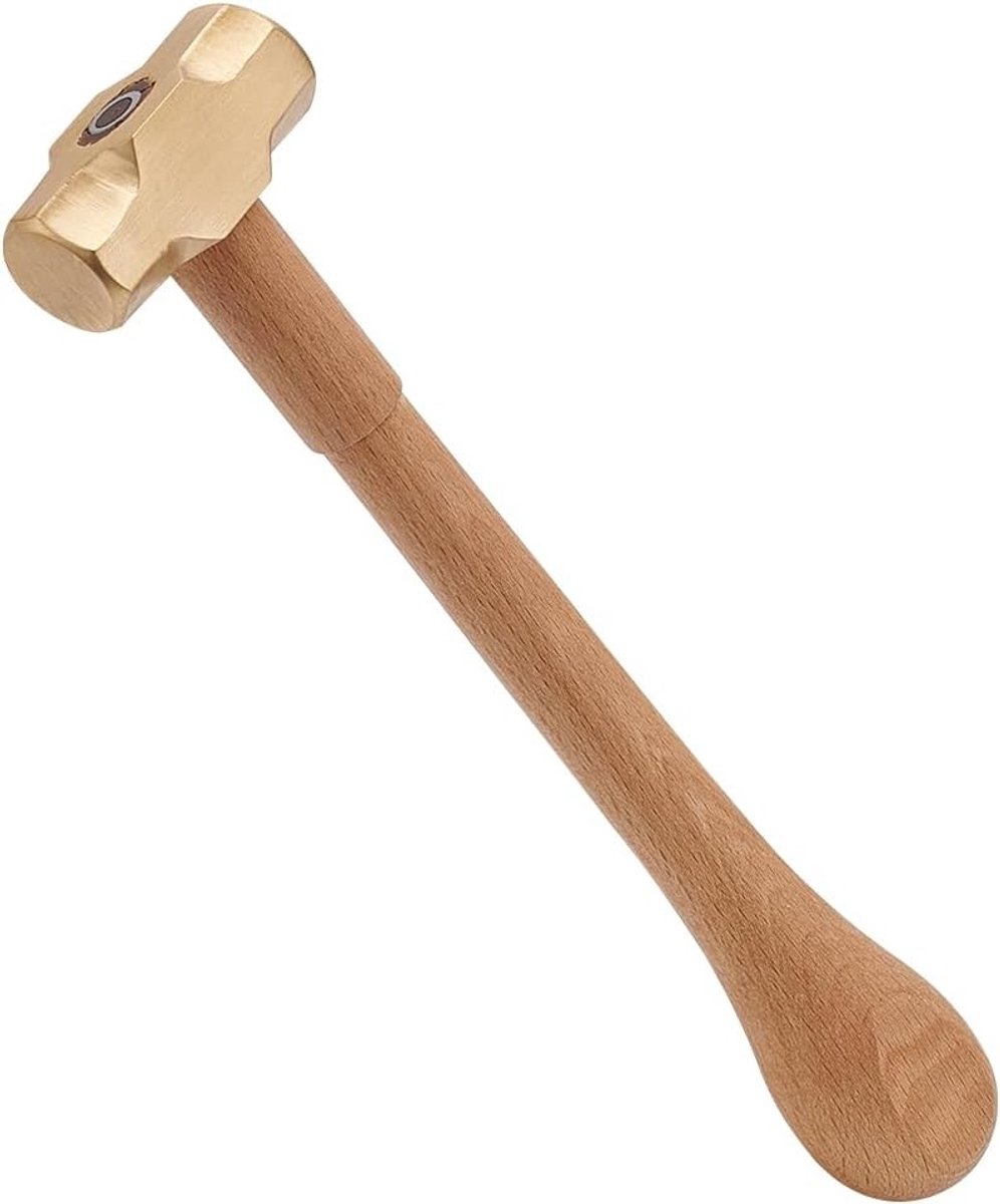 Sledgehammer voor Sieradenmaken, 25 cm Lange Hamer met Beukenhouten Handvat voor Creatief Ambacht en Juwelenbewerking