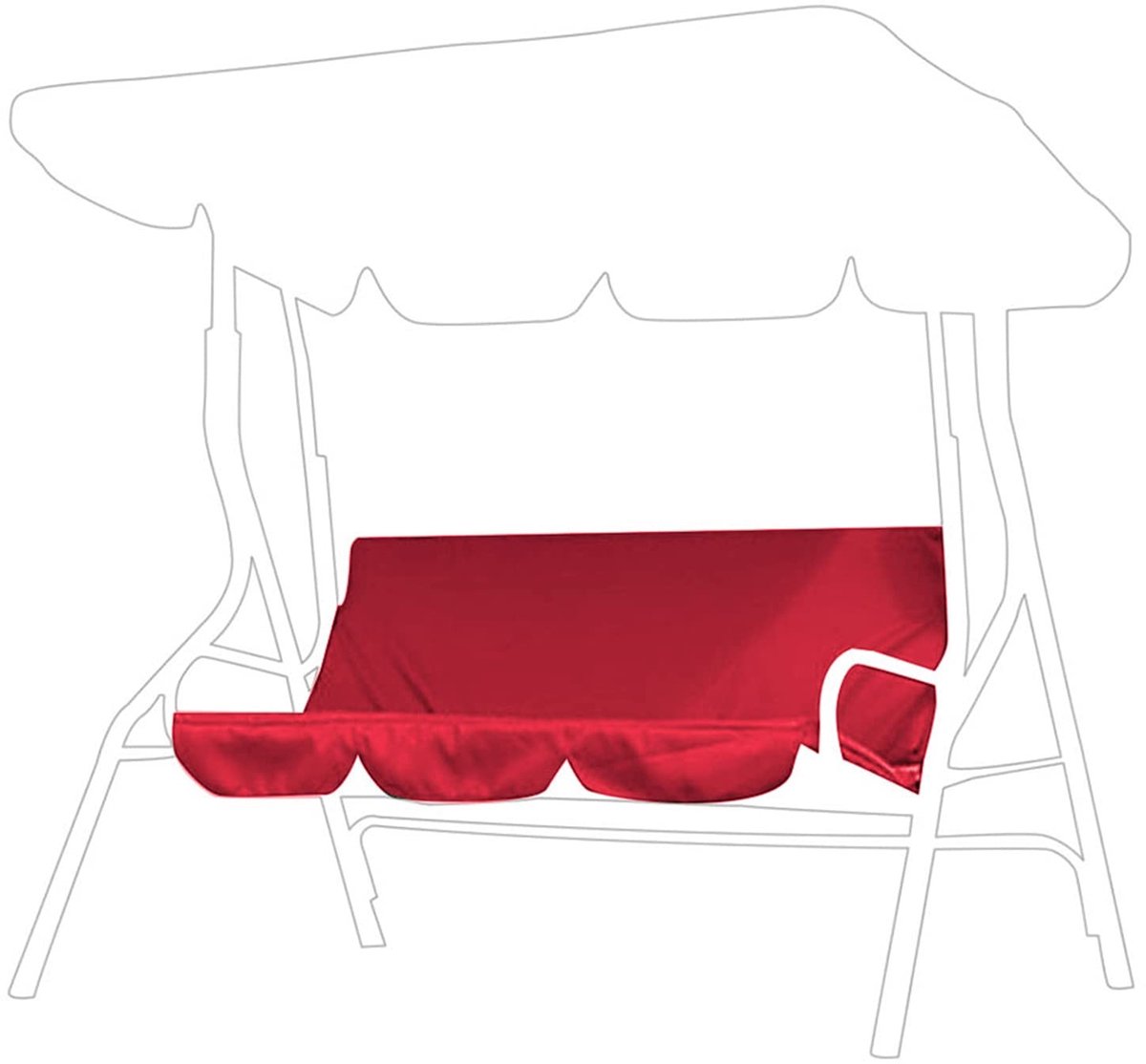 Inovra- Hangmat met Standaard - Hangmat 2 Persoons - Hangmatstoel - Hangmatbelegger - Waterdicht - Zitkussen Accessoires - Tuinstoel
