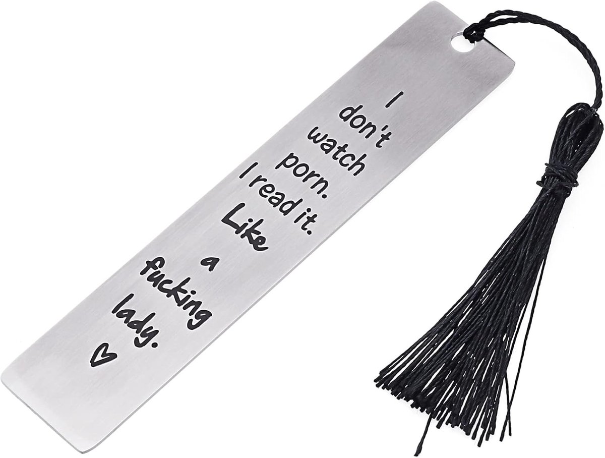Thijox - Grappige Boekenleggers voor Vrouwen, Schattige Metalen Bladwijzers voor Boekenliefhebbers, Perfect Cadeau voor Verjaardag en Vriendschap, Boe