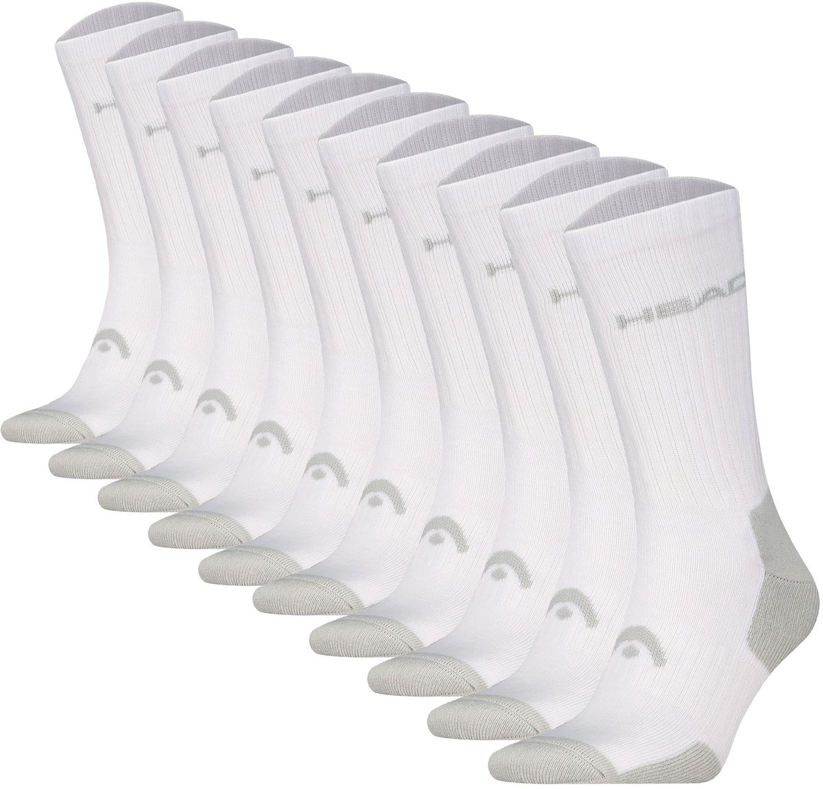 Head Sokken HEAD ELEMENTS TENNIS CREW 10P ECOM Set van 10 Wit