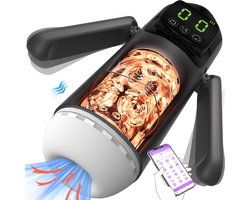 Mastubator – Automatische High-Tech Masturbator voor Mannen Masturbator voor Man - Sex Toys voor Mannen - Blowjob Simulator - Masturbators - verschillende Modes - Pocket Pussy - Automatisch t