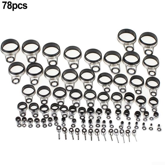 Dailygoods- Gidsring Hoogwaardig - Telescopische Hengel - DIY Reparatie - Keramisch Materiaal - Dubbel-Laagmetaalversterking - Schadevrije Draaduitlaat - Hengelring — afbeelding 5