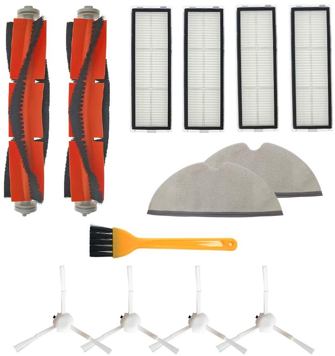 Dailygoods - Filter voor Robotstofzuiger - Vervangingsfilter - Hoogwaardige kwaliteit - Reinigingsaccessoire - Geschikt voor Xiaomi Mijia 1C - Pe...
