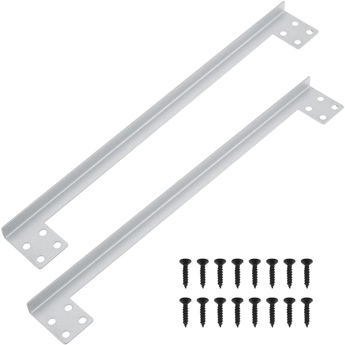 Dailygoods- Deurklink Guard - Beveiliging - RVS - 2 Stuks - 27,9x3,4x0,8cm - Geschikt voor Hotels/Toiletten - Verbeterde Veiligheid - Deurbeschermer