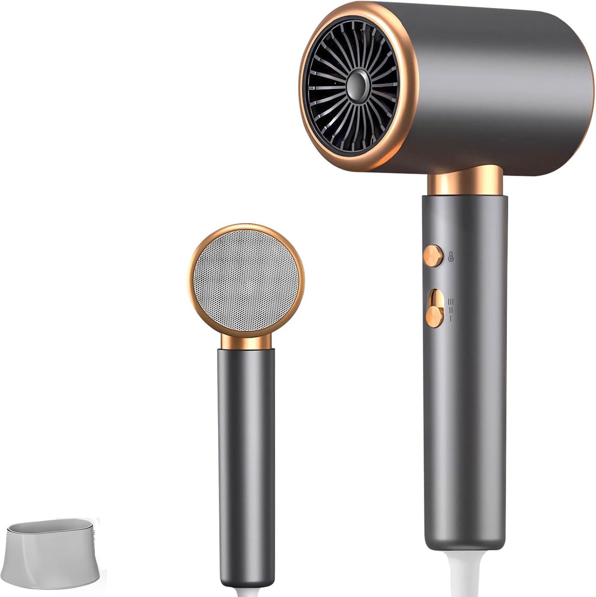 SnelShoppen - Professionele Föhn 2000W met Ionen Technologie, 3 Temperatuurstanden, 2 Snelheden, Oververhittingsbeveiliging, Ideaal voor Thuisstyling