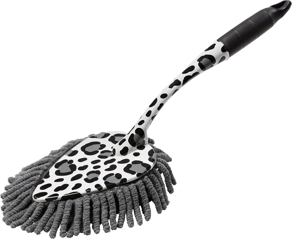SnelShoppen - Chenille Stofwisser Luipaard Microvezel, Hypoallergene Schoonmaakdoek voor Keuken en Huishouden, Ideaal voor Dierenliefhebbers, 1 Stuk