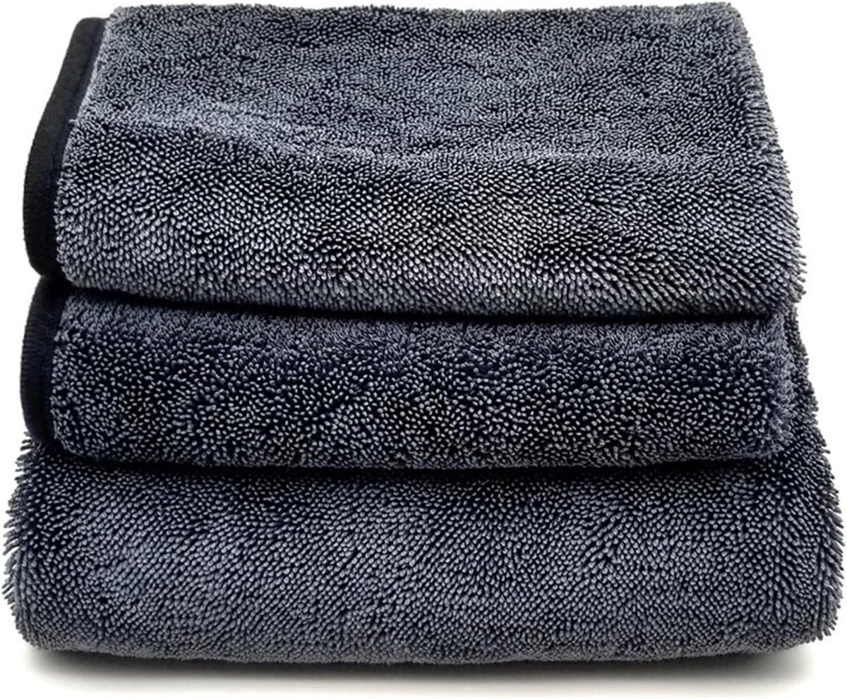 SnelShoppen - Microfibre Doeken Set van 3 XXL 40 x 60 cm - Professionele Auto Droogdoeken,
