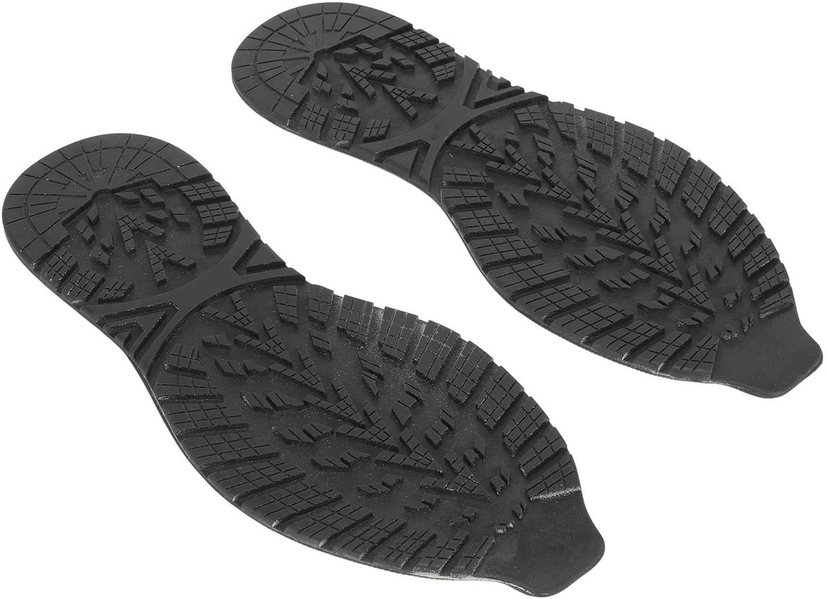 Dailygoods- Schoenzoolreparatierubber Antislip - Snijbaar - Doe-het-zelf - Leren Schoenen - Elastisch - Zwart 41-44 - Schoenreparatie