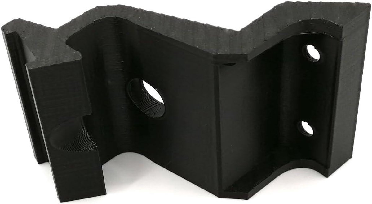 Reserveonderdeel Sluitflap - Reparatiedeksel Opbergbox - Opbergbox Reparatie - Weerbestendig UV-bestendig - 9 9 x 2 6 cm - Zwart