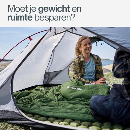 Mummieslaapzak Zomer Extra Lang met Anti-Klem Rits - Volwassen Slaapzak 900g — afbeelding 3