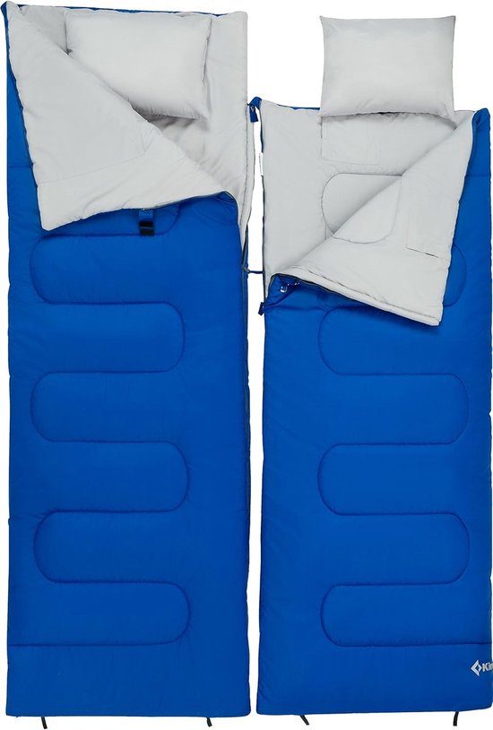 Thijox - Dubbele Slaapzak KingCamp voor 2 Personen - Winter Deken Slaapzak tot -3°C - Comfortabel en Compact voor Outdoor Camping, Festivals, Wandelen — afbeelding 5