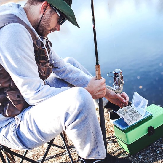 Thijox - 49 stuks loodkoppen en vishaken, scherpe stekelhaken voor forelvissen, jig head-haken 1/2/3,5/5/7/10/14 g, ideaal voor zoet en zout water, pe — afbeelding 4