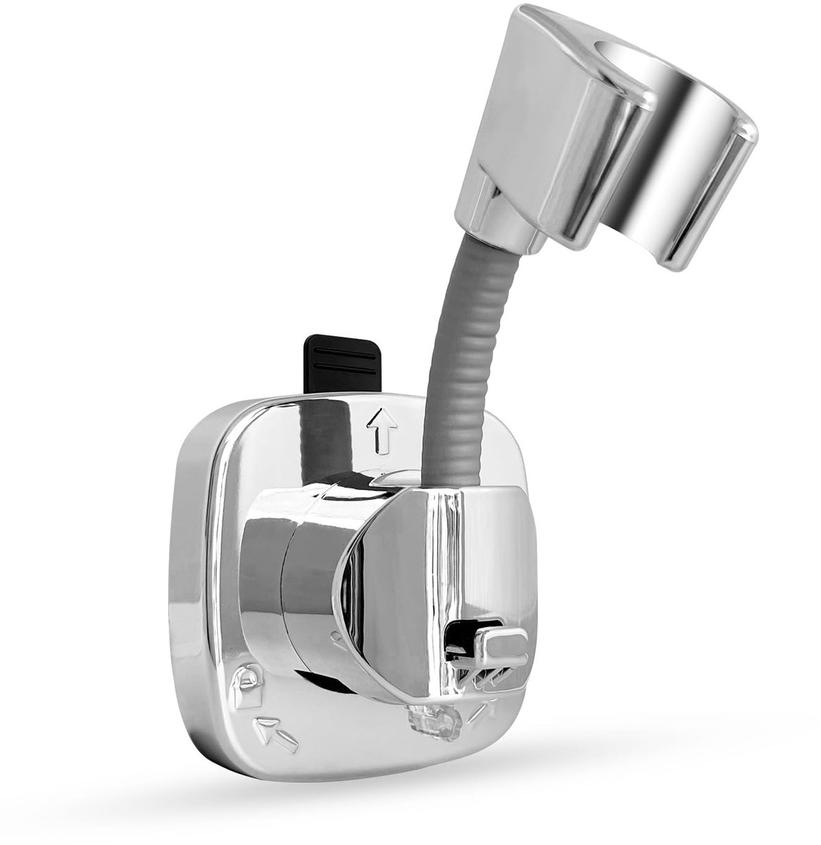 Dailygoods- Douchekophouder 360° Draaibaar - Verstelbare Douchehouder - Zuignap - Wandmontage - Geen Boren Vereist - Hoogwaardig ABS
