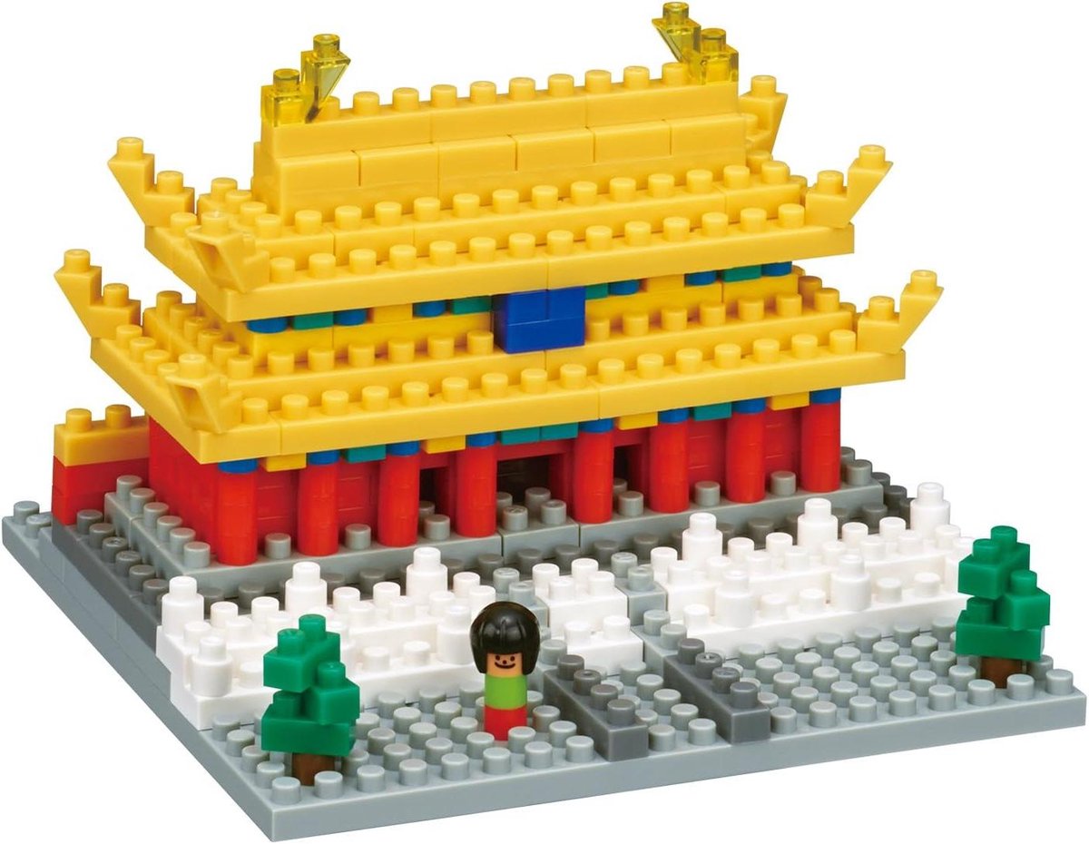 Bouwblokken Set - Miniatuur Bouwpakket - Creatief Bouwen - Meer Dan 290 Stukjes - 7.6 x 7.6 x 5.1 cm