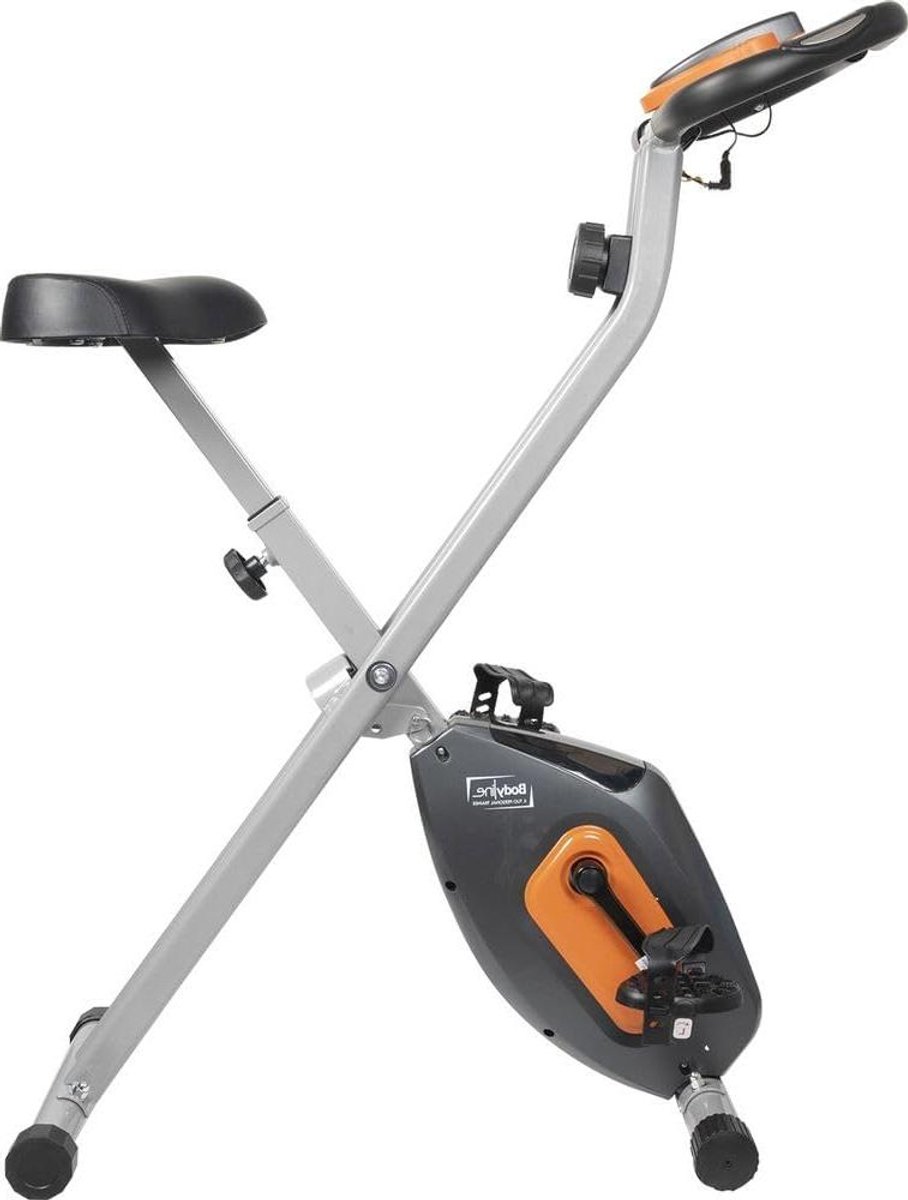 Opvouwbare X-fiets - Hometrainer - Thuis sporten - 8 weerstandsniveaus - 44x82x108 cm - Zwart