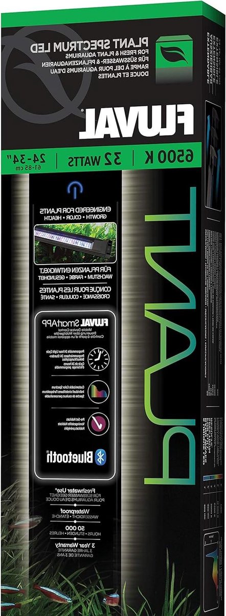 Aquarium Verlichting - Plantenlamp LED - Planten Groei - Waterdicht IP67 - 61-85 cm - Zwart