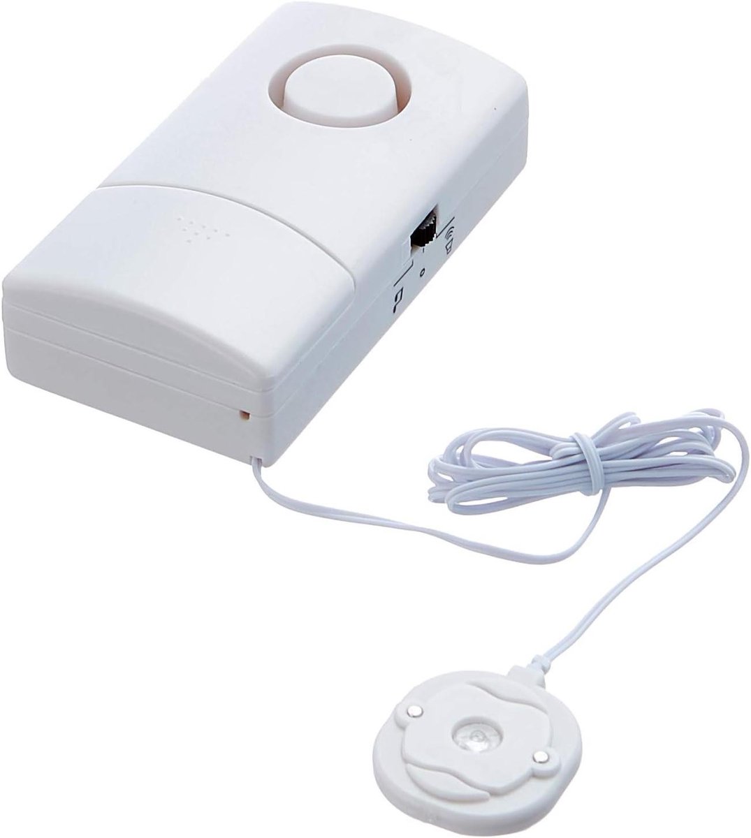 Water Detector - Lekdetector - Waterschade Voorkomen - Luid Alarm - 1 Meter Kabel - Wit