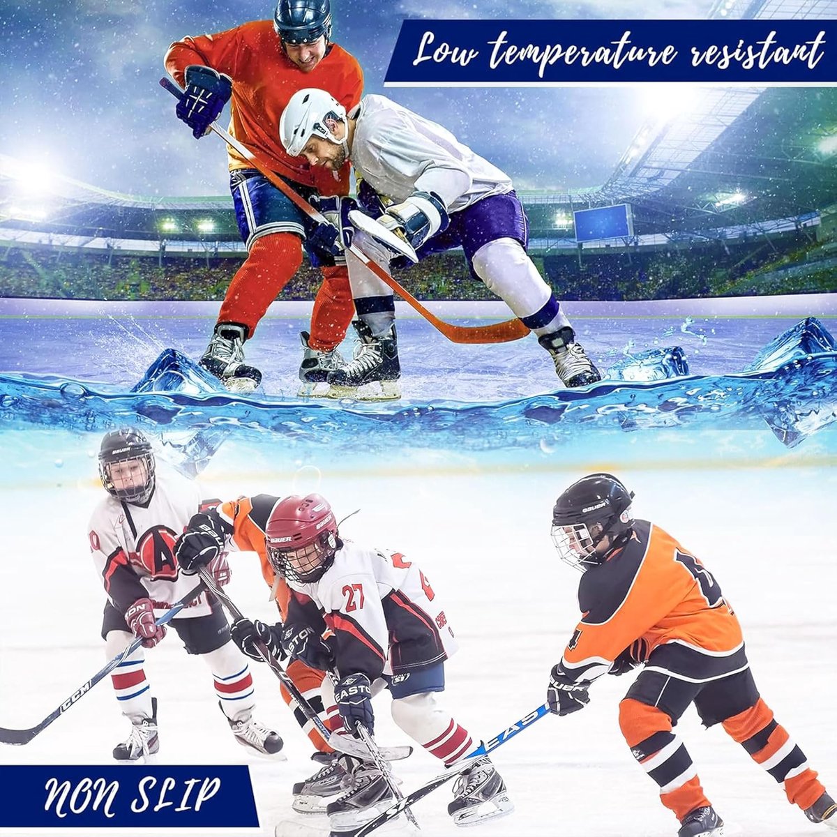 IJshockey Veters - Schaats Veters - Sporten - Waterdicht en Slijtvast - 2 Paar 30 cm - Zwart
