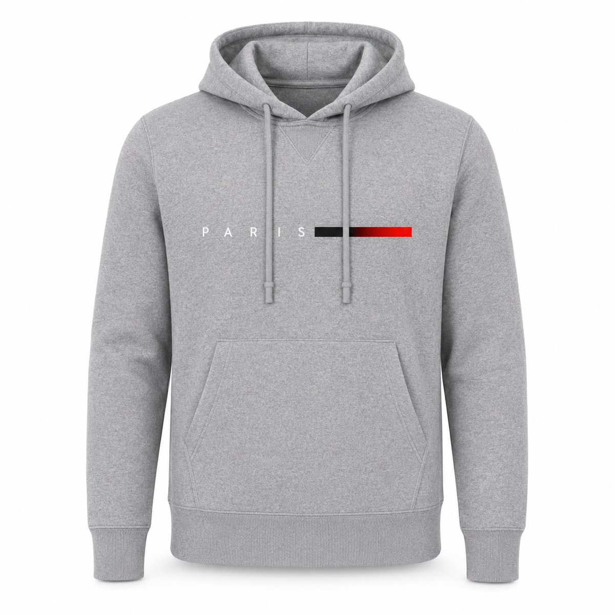 Hoodie Heren met Capuchon – Sweater Heren – Trui Heren Paris Design – Casual Streetwear – Grijs - XXL
